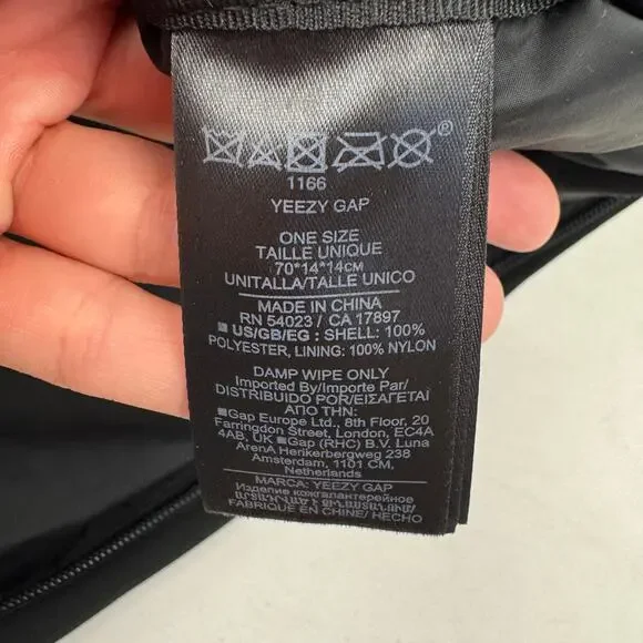 Yeezy Gap x Balenciaga Black Snake Bag - Picture 7 of 9